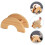 Beige ABS Coffee Filter Holder Storage Stand for Bar and Home 4