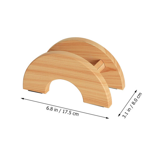 Beige ABS Coffee Filter Holder Storage Stand for Bar and Home 2