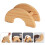Beige ABS Coffee Filter Holder Storage Stand for Bar and Home 6