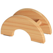 Beige ABS Coffee Filter Holder Storage Stand for Bar and Home