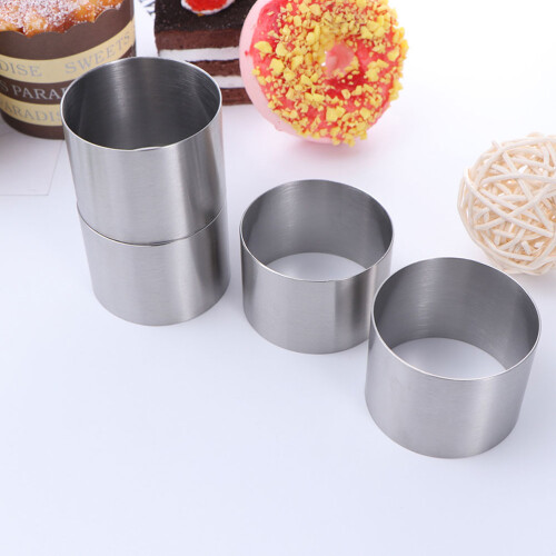 6pcs metal round cake mold ring for cookies biscuits mousse 2