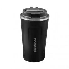 (380ml,B)Stainless Steel Car Thermal Cup Reusable Leakproof Coffee Cup Presents for Birthday