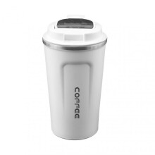 (380ml,A)Stainless Steel Car Thermal Cup Reusable Leakproof Coffee Cup Presents for Birthday