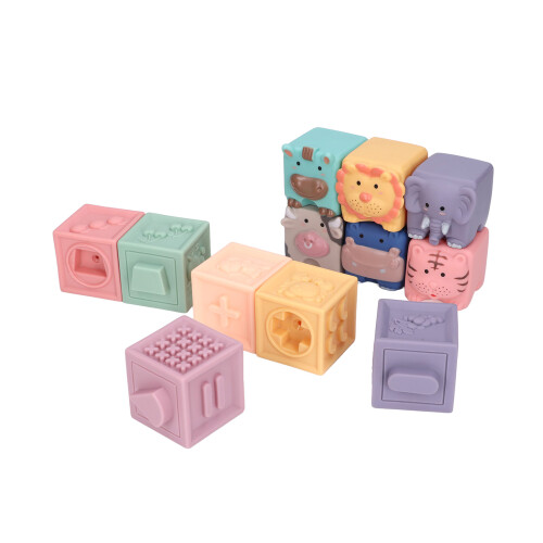 Baby Soft Stacking Building Blocks Educational Toy
