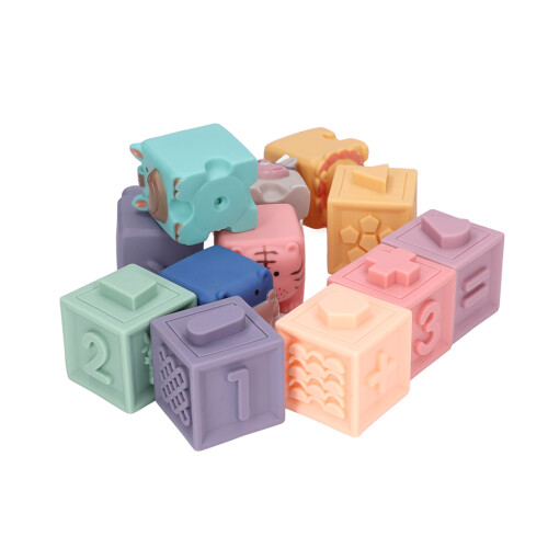 Baby Soft Stacking Building Blocks Educational Toy 1