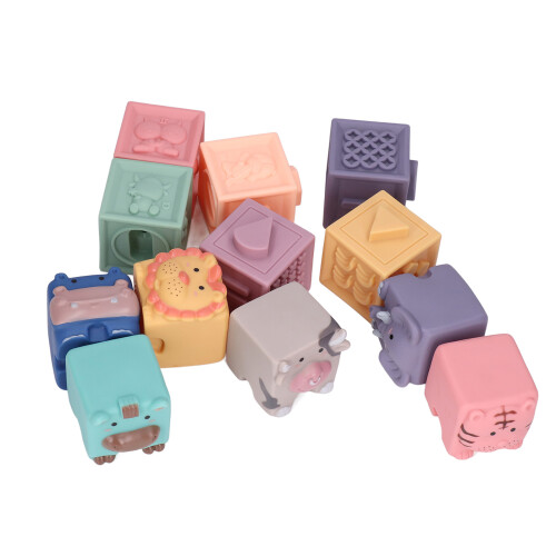 Baby Soft Stacking Building Blocks Educational Toy 2