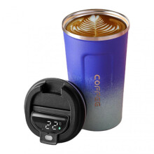 (510ml,G)Stainless Steel Car Thermal Cup Reusable Leakproof Coffee Cup Presents for Birthday