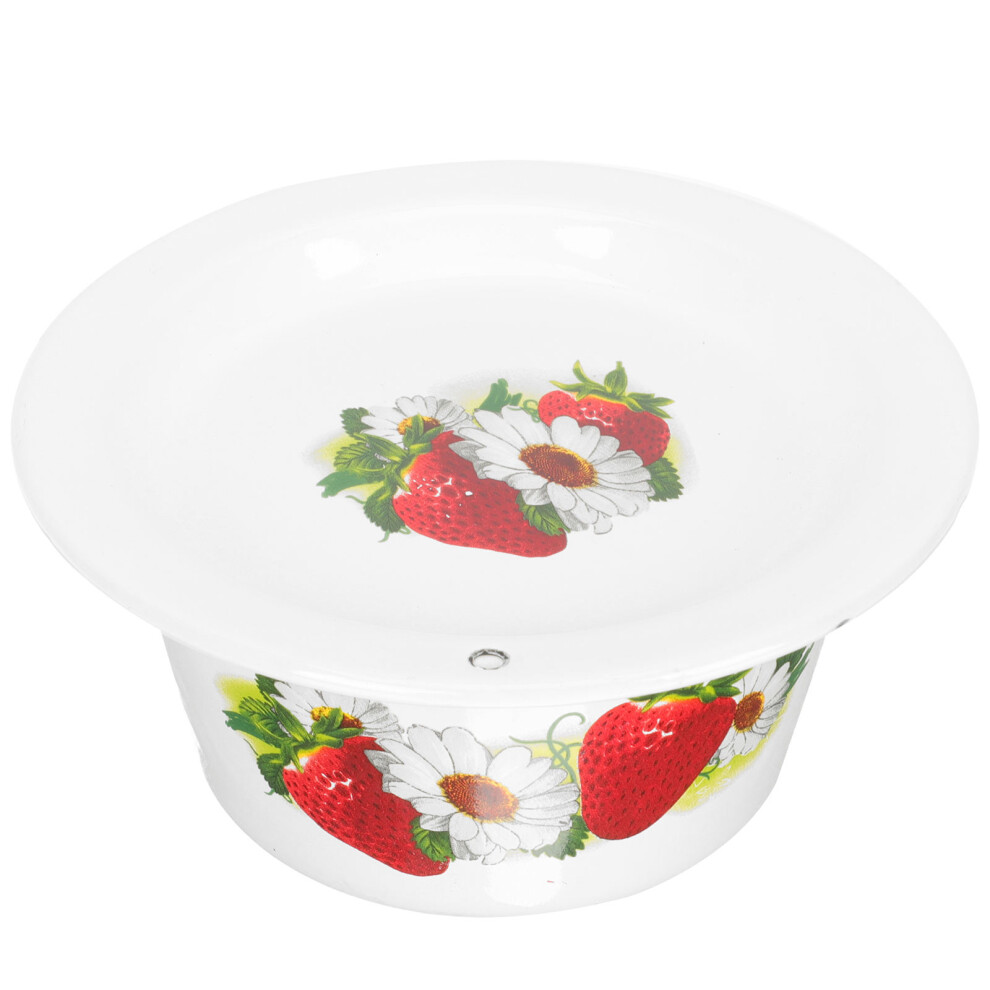 Enamel Bowl With Lid Porridge Bowl Storage-image-OPC-PJV56R8-NEW