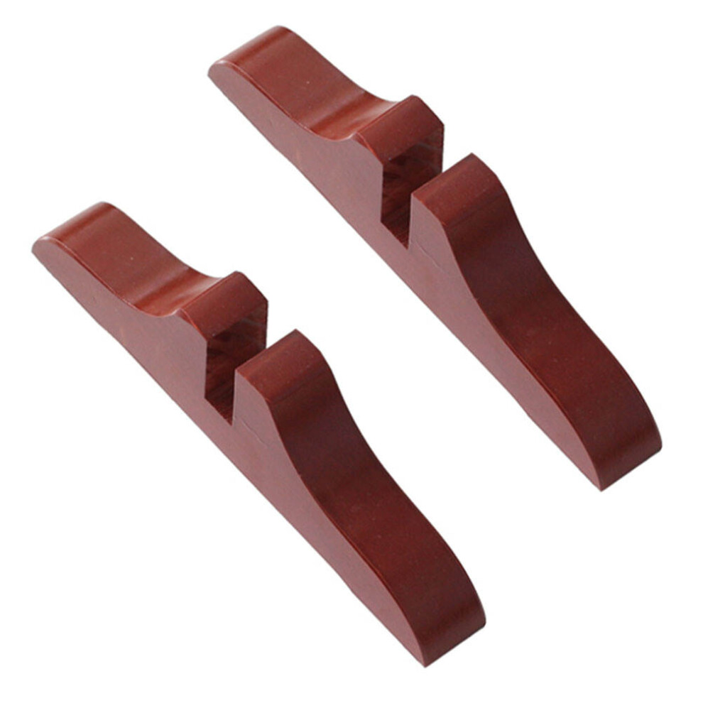 Household Office Use Screen Clips Plastic Brown 2pcs-image-OPC-PJV56YS-NEW