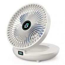 (ordinary charge,Cream)Hanging/Desk Fan,Home Mini Ceiling Fan,1200 mAh Battery,Foldable Save Space,3 Speeds Strong Wind,Summer Quiet Cooler for Room