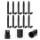 60Stk Schwarze Feiner Sprayflaschen Kosmetik Behälter 11