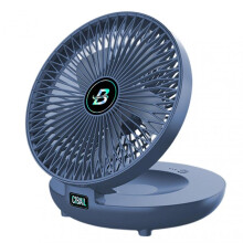 (ordinary charge,Blue)Hanging/Desk Fan,Home Mini Ceiling Fan,1200 mAh Battery,Foldable Save Space,3 Speeds Strong Wind,Summer Quiet Cooler for Room