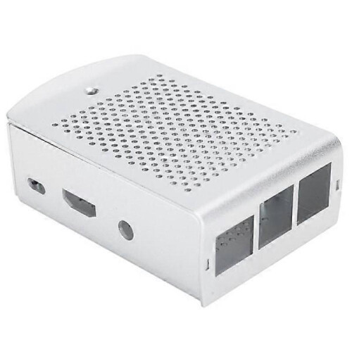 Aluminum Alloy Case for Raspberry Pi 3 b 2B Motherboard Cooling Protective Box Silver 1