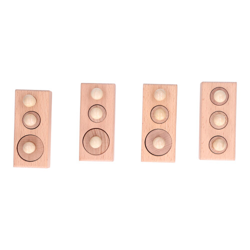 Knobbed Cylinder Socket Toys Wooden Cylinders 2