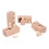 Knobbed Cylinder Socket Toys Wooden Cylinders 7