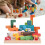 Building Block Animal Shape Wooden Educational 12