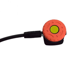 (Orange-red)Universal Diving Breathing Regulator Portable Snorkeling Breathing Regulator Diving Supplies