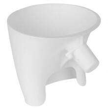 (White)Funnel for KitchenAid Artisan 5qt tilt-head mixer Sturdy Food-Grade Spill-Proof Accessory for Home Kitchen