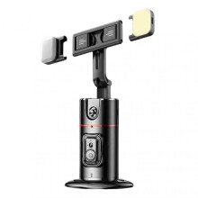 (Desktop Lamp Version)360 Rotation Phone Holder Compact Portable Face Tracking Gimbals for Video Cameras