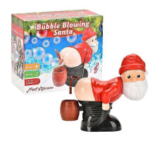 (1pc) 1/2/3Pcs Christmas Funny Santa Electric Bubble Blowing Machine Bubble Blowing Toys Gift