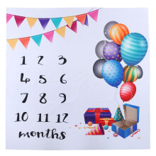 Baby Monthly Milestone Blanket Newborn Baby Growth