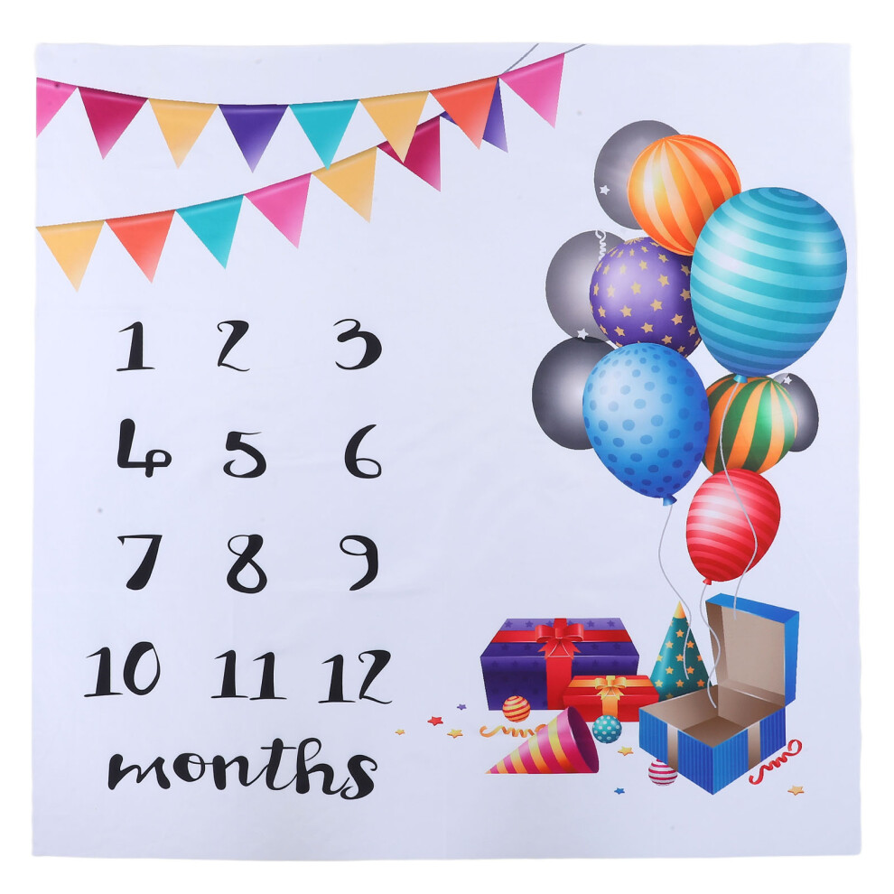 Baby Monthly Milestone Blanket Newborn Baby Growth