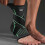 (M,Green)Sports Compression Ankle Protector High Elastic Supporting Sockings for Running Workout 4
