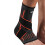 (M,Orange)Sports Compression Ankle Protector High Elastic Supporting Sockings for Running Workout 2