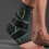 (M,Green)Sports Compression Ankle Protector High Elastic Supporting Sockings for Running Workout 5