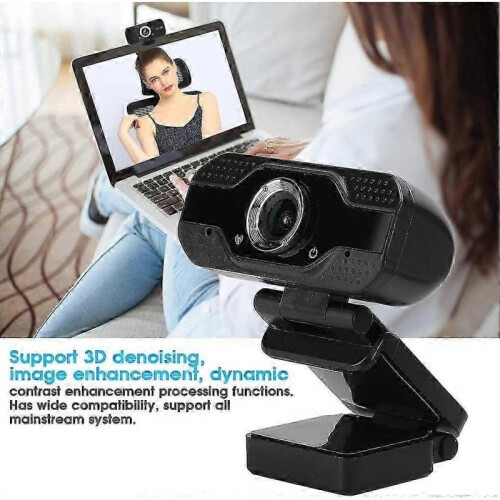 1080P Computer Camera HD Webcam USB Online Webcam with Microphone for Video Call Conference 1