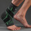 (L,Orange)Sports Compression Ankle Protector High Elastic Supporting Sockings for Running Workout 5