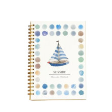 (StyleB) Watercolor Workbooks Coloring Book Beginner Friendly Painting Kit Easy Nature Scenes Paint Set Art Crafts