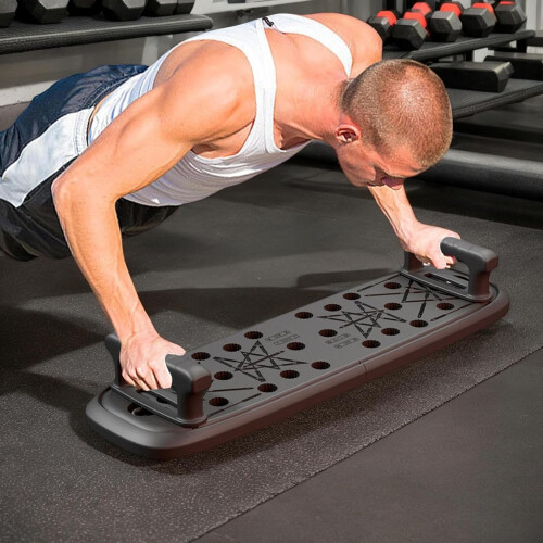 Push Up Grip Board - Adjustable Push Up Board for Home Training, Strength Training Tool for Shoulders, Chest, Back 1