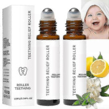 Teething Relief Roller for Babies Natural Pain Relief Essential Oil Roll On