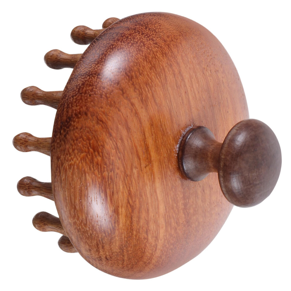Massage Comb for Head Scalp Massage Tool Wooden Brush Dragon and Phoenix Sandalwood Hair Scalp Massager 9 Inch