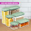 GEEZY GEEZY Food Storage Containers Set of 6 Stackable Kitchen Plastic containers with Lid 7