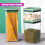 GEEZY GEEZY Food Storage Containers Set of 6 Stackable Kitchen Plastic containers with Lid 5