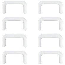 Clear Piercing Retainer 1.2 mm 16g U-Shaped Nose Septum Rings Transparent Acrylic Jewelry Kit for Work Surgery Pack of 2