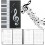 Music Folder for Sheet Music, Choir Folder for Vocal Notes, Document Holder 31.3 cm x 22.2 cm, Durable Storage Folder 1