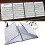 Music Folder for Sheet Music, Choir Folder for Vocal Notes, Document Holder 31.3 cm x 22.2 cm, Durable Storage Folder 3