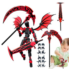 Cool Action 3D Print Robot Model Set | Fully Articulated Action Figures For Kids, Collectors and Playroom