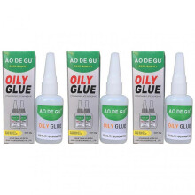 (3pcs) All Purpose Super-Glue Oil Based Quick Dry Universal Waterproof Strong Glue for Ceramic Metal Wood Resin Glass