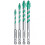 4pcs Spirals Four-blade Eccentric Drill Bits Versatile Eccentric-Twist Drill Bits Set for Wood/Tile/Etc 1