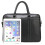 Men's Leather Portable Briefcase File Package 4