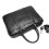 Men's Leather Portable Briefcase File Package 2