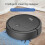 Silent Intelligent Robot Vacuum Cleaner Dustproof Floor Sweeping Machine Carpet Cleaner, Black 2