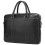 Men's Leather Portable Briefcase File Package 3