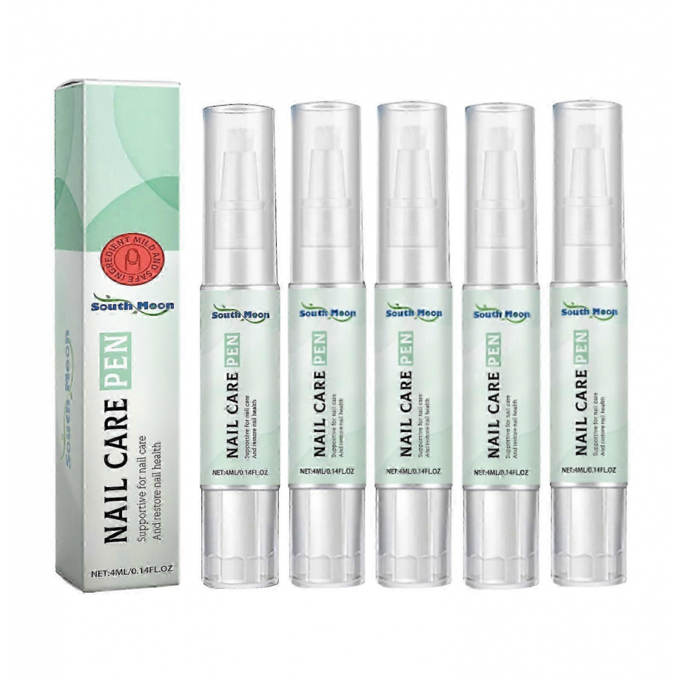 Fungal Nail Treatment Pen with Tea Tree Oil & Vitamin E, Fast-Acting Care for Healthy Fingernails & Toenails, 5pcs
