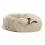 Round Donut Dog Bed, Washed Soft Fluffy Cat 1