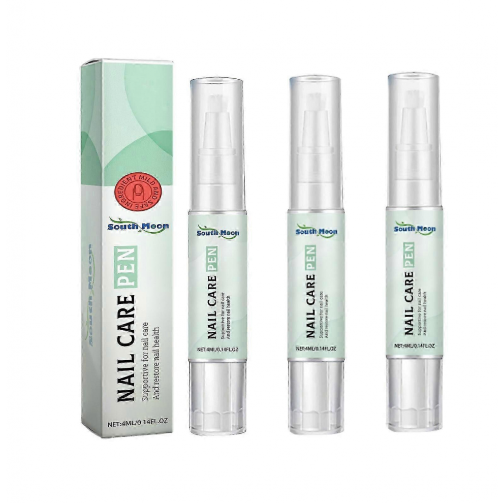 Health Nail Care Pen, Fast & Effective Fungal Nail Treatment with Tea Tree Oil & Vitamin, 3pcs for Fingernails & Toenails